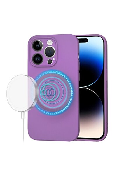Diversity Protective Case for iPhone 14 Pro, Smart, S56, Fabric, Plum Violet