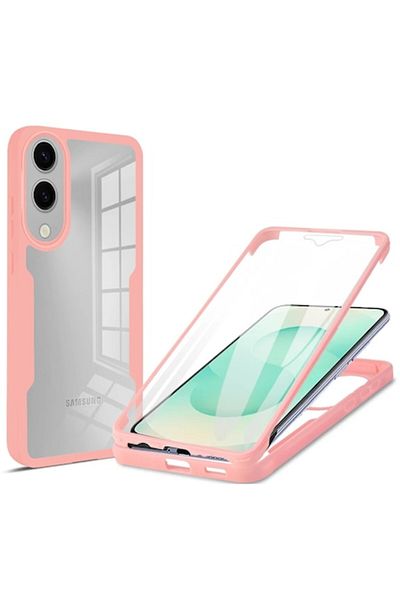 Diversity Case for Samsung Galaxy S25 Edge + Screen Protector, X80, Polycarbonate, Pink