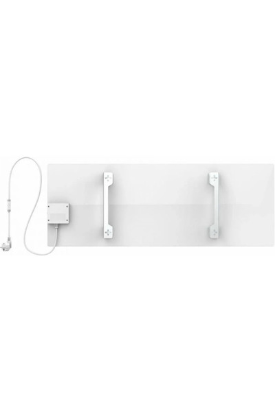 AENO Convector electric de podea/perete AGH0003S, Ecran LED, 700 W, Wi-Fi, Infrarosu, Alb