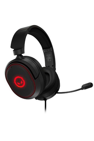 LORGAR Casti Gaming Kaya 460, Microfon, USB, ANC, iluminare RGB (Negru)