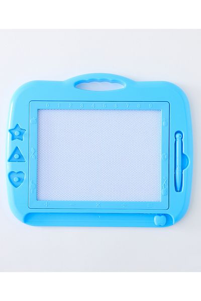Fab N Funky Kids Writing and Doodle Board with Pen, Eye Friendly, Reusable, Mess-Free, 3 Years+, - Blue