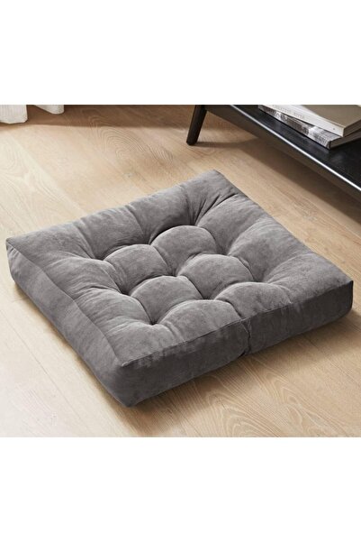 TicaretJet Gri Yer & Palet Minderi 60x60x10 1 ADET yer bahçe minderi kare 60x...