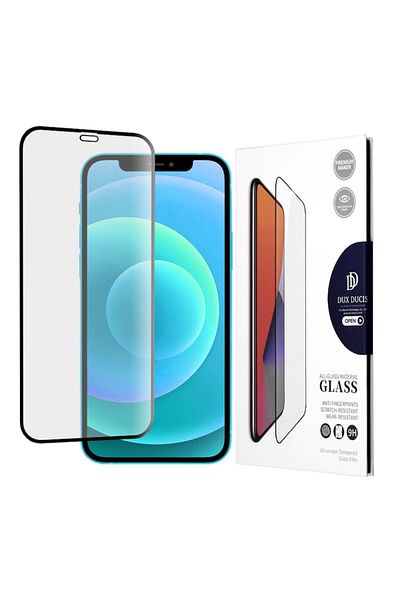 OEM Folie pentru iPhone 12/12 Pro, Tempered Glass, Sticla securizata, Black