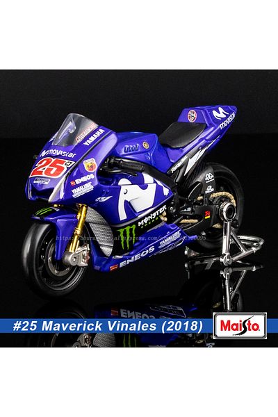 Choice9 2018 YAMAHA No.25 Maisto 1:18 2022 Yamaha Factory Racing Team #21 Morbidelli #20 Quartararo Licensed