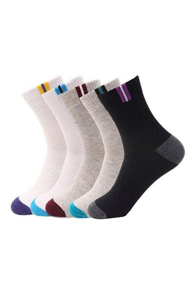 fun zone Sharpdo 5-Pair Breathable Cozy Socks Multicolour