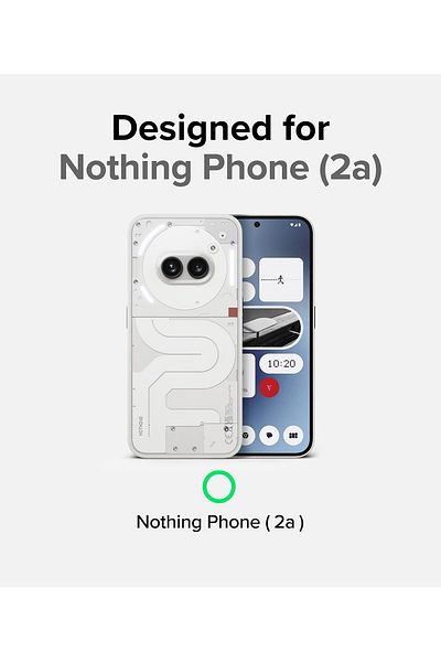 Ringke غطاء حماية لهاتف Nothing Phone (2a) | سلسلة Fusion X | رمادي