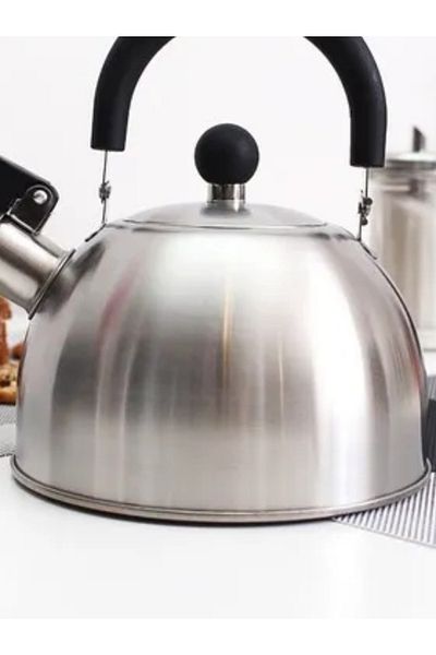 Cyber Tru Craft Tea Kettle 2,5 L Capacity, Silver/Black