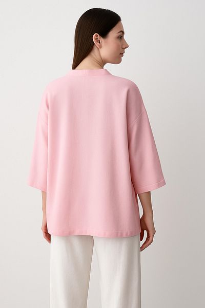 My Blog Kimono roz cu centură interioară - 5383