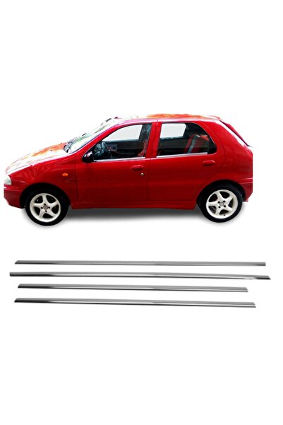 CHROMELINE Fiat Palio Uyumlu Krom Cam Çıtası Paslanmaz Çelik 4 Parça 1998-2011