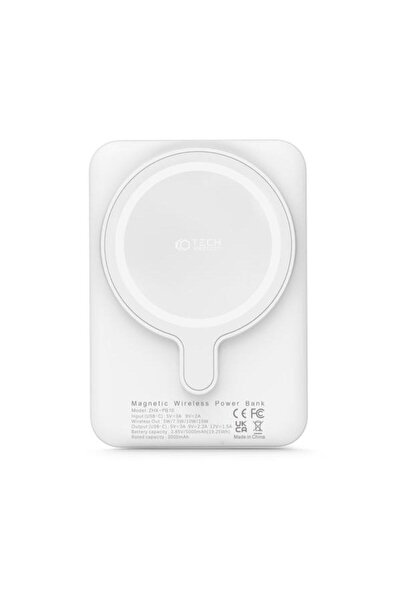Tech-Protect Baterie externă magnetică LifeMag PB10 5000 mAh, compatibilă cu ...