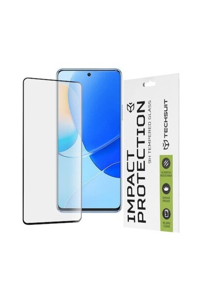 Bibilel Protector de ecran pentru Huawei nova 9 SE, Techsuit 111D Full Cover/...
