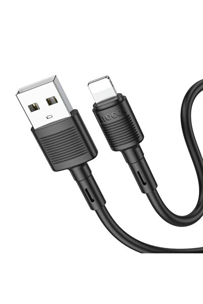 Hoco Cablu de încărcare USB-A la Lightning X83 Victory, 18W, 1m, Negru