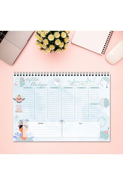 express planlayıcı A4 Weekly Planner Medical 1 - Concept Notebooks - Medium - Spiral - Cardboard