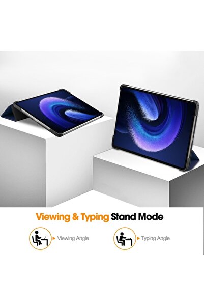 OEM Husă de protecție pentru Xiaomi Pad 6/Pad 6 Pro, Sleek Defense, FoldPro, albastră