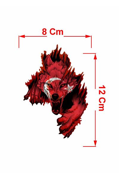 stickerusta Wolf Bore Constellation Turkish Sticker Car Auto Motorcycle Caravan Sticker 00244
