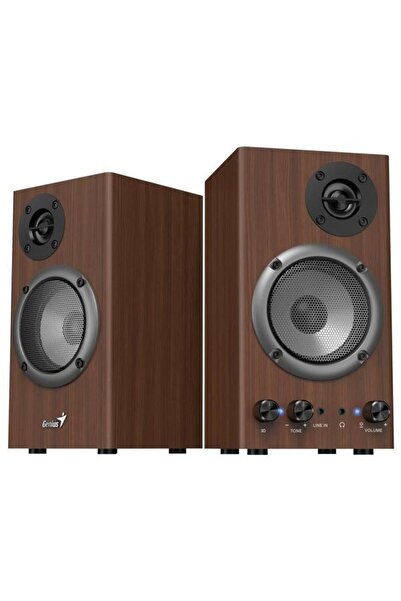 GENIUS Set 2 boxe SP-HF500B, 16 W, lemn, Maro