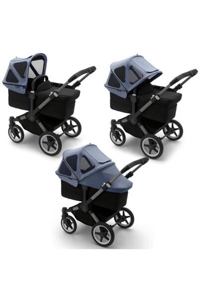Bugaboo Capotina cu extensie plasa insecte Donkey Seaside (Blue)