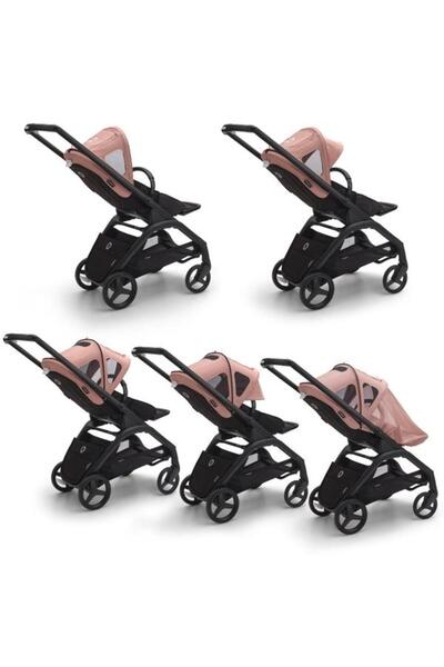 Bugaboo Capotina cu extensie plasa insecte Dragonfly Morning Pink