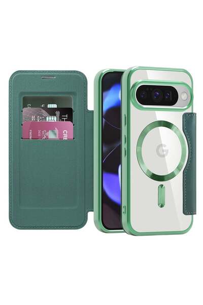 SKYDDAR INNOVATION Husă pentru Google Pixel 10 / 10 Pro, SmartMag Book, Magsa...