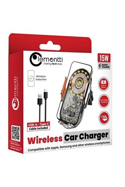 lemontti Încărcător auto wireless LEMSAW15WTN, 15W