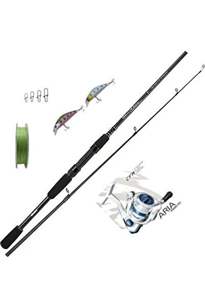 Okuma Wave Power 228cm 2-12g /Okuma Aria 1000A makine Spin Olta Seti