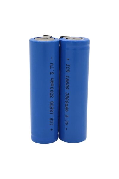 Powermaster PM-13693 18650 3.7 Volt 3500mAh Şarjlı Lityum LI-ION Başlıksız Puntalı Pil (2'LI Paket)