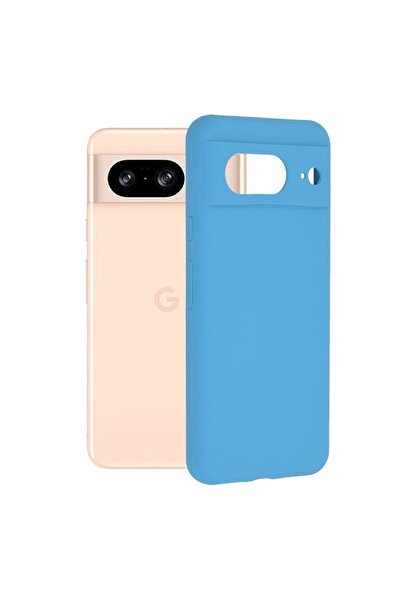 Bizzare Phone case compatible with Google Pixel 8, Safe Protection, Silicone, Deep Blue