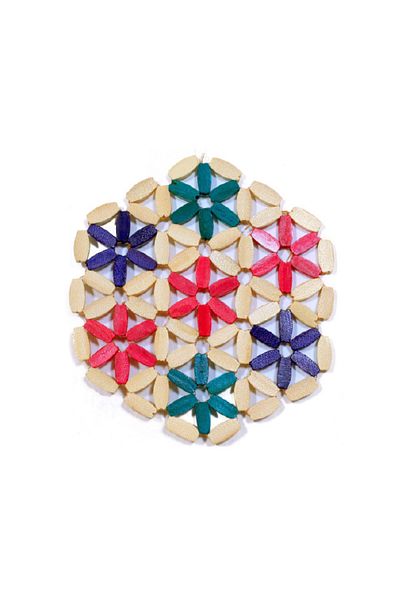 Bisbell 4Pcs Wooden Coasters,Kitchen Mats,Table Mats,BB3032