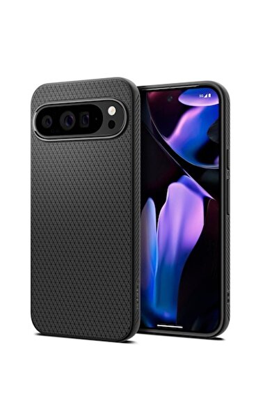 Padrino Husă de protecție pentru Google Pixel 9 Pro XL, Q61, termoplastic, mată închisă la culoare