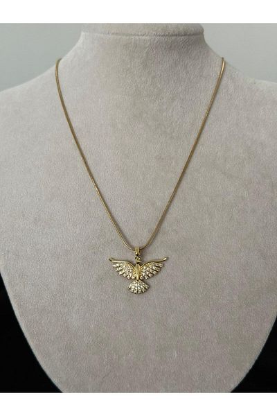 youngsem Phoenix Necklace |   Zircon Stone Steel Necklace