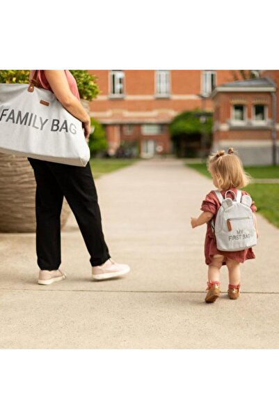 CHILDHOME Rucsac pentru copii My First Bag Canvas (Gri)