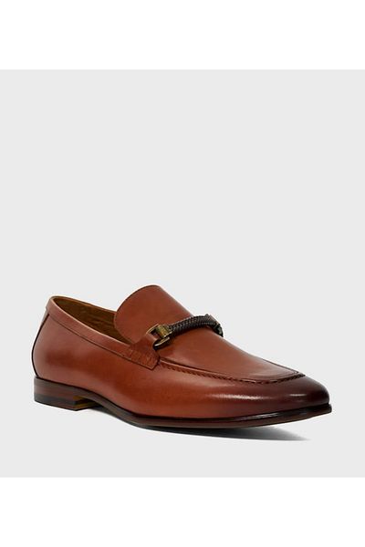 Dune London MEN'S-SCILLY-TAN-LEATHER-44