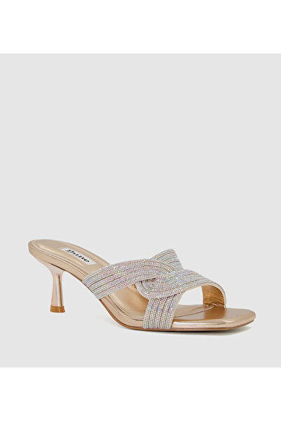 Dune London ساعة مارجوت النسائية باللون الذهبي الوردي المعدني مقاس 37