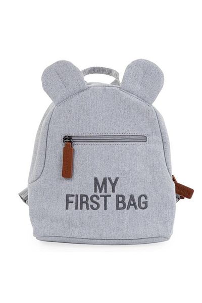 CHILDHOME My First Bag Canvas Children's Backpack (Grey)