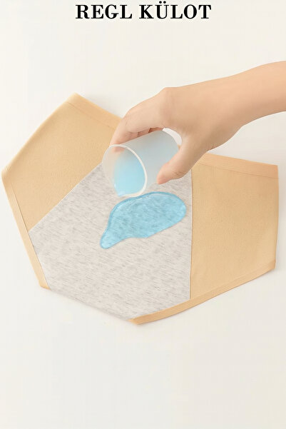 REYNEV Ten Rengi Süper Emici Ultra Hijyenik Regl Külodu , Gece Gündüz Gün Boyu Etkili Sızdırmaz Adet Külodu