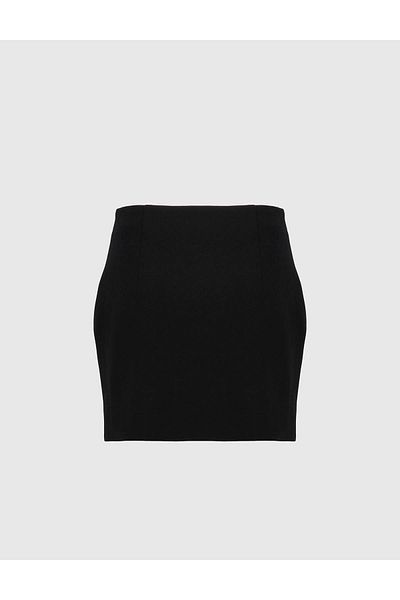 İLVİ Lucija Black Women's Skirt