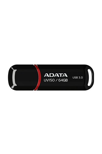 Adata USB stick UV150 64G, USB 3.2, Fast Transfer, Black