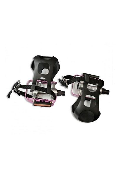 Pegas Pedale Aluminiu cu Ratrape plastic, 869LC, Silver/Pink