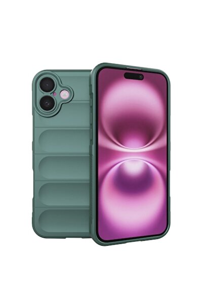 Padrino Husă de protecție pentru iPhone 16 Plus, N74, Termoplastică, Verde no...
