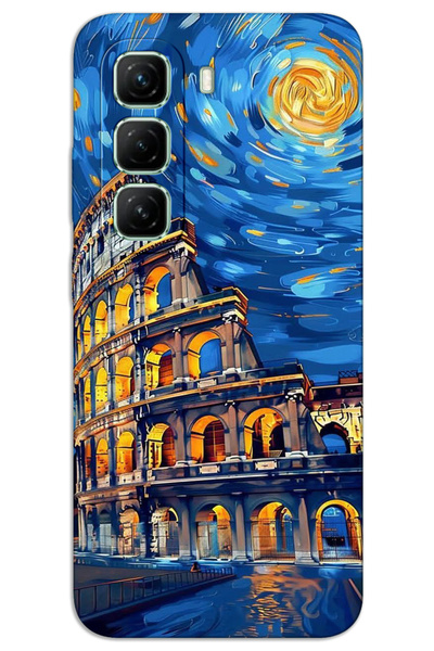 MRCİLETİSİM حافظة Infinix Hot 50 Pro Plus 4G ذات غطاء خلفي مطبوع بنمط HD - Ar...