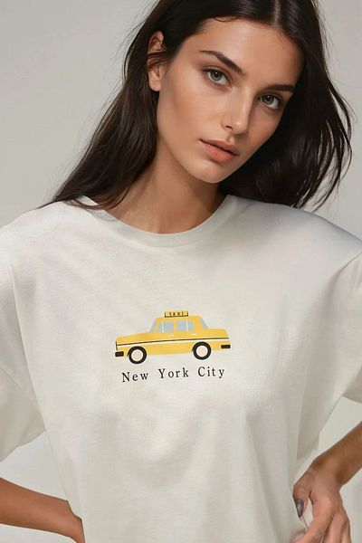 Hiccup Oversize Printed Cotton T-Shirt