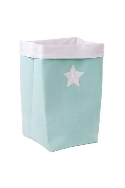 CHILDHOME Canvas storage basket 32x32x60 cm, Mint