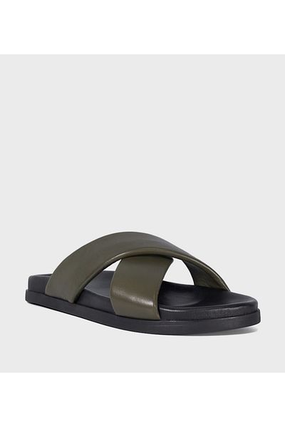 Dune London MEN'S-PADDED CROSS STRAP SA