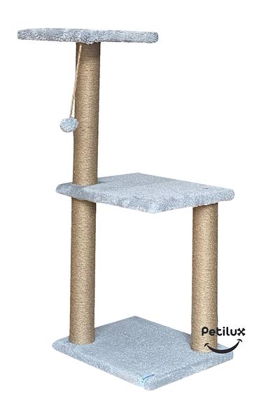 Petilux Welsoft Fabric Covered Jute Drawstring Cat Scratching Playground