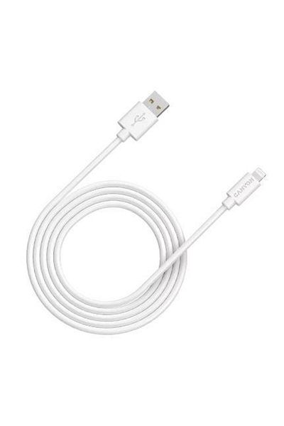 CANYON Cablu de date MFI-12, USB - Lightning, 2m (Alb)