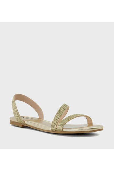 Dune London WOMEN'S-LISTENS-GOLD-FABRIC-38