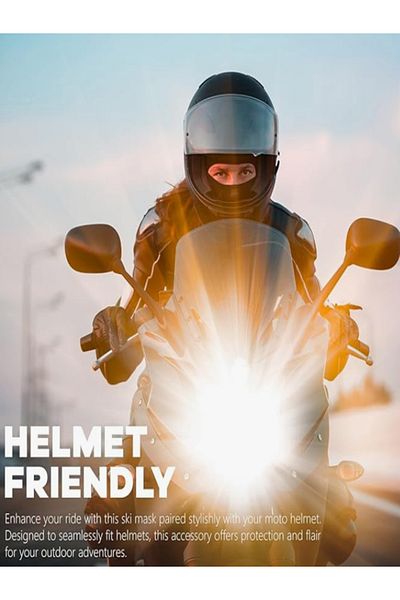 Generic 2PCS Breathable Full Face Mask for Skiing, Motorcycle, Running, and UV Protection – Lightweight &