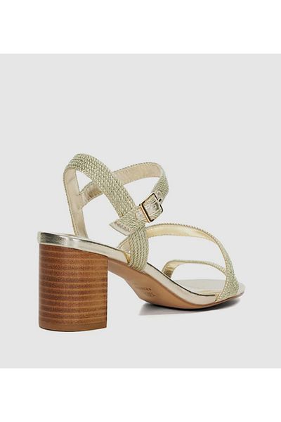 Dune London WOMEN'S-JELENA-GOLD-FABRIC-41