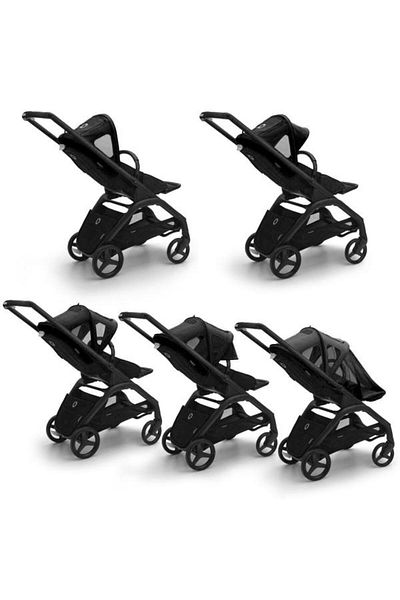Bugaboo Capotina cu extensie plasa insecte Dragonfly Midnight Black