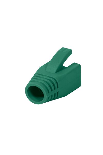 LogiLink Set mansoane de protectie mufe RJ-45 MP0035G, pentru cablu UTP, FTP, SFTP, Cat6, RJ-45 tata